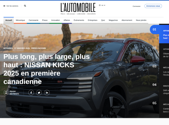 Le site de L’Automobile fait peau neuve