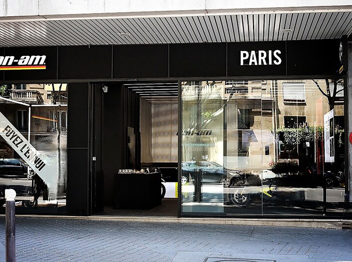BRP inaugure son premier magasin phare en Europe, au cœur de Paris