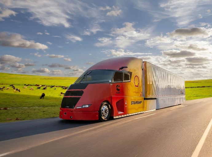Le camion Shell Starship 3.0 est en opération