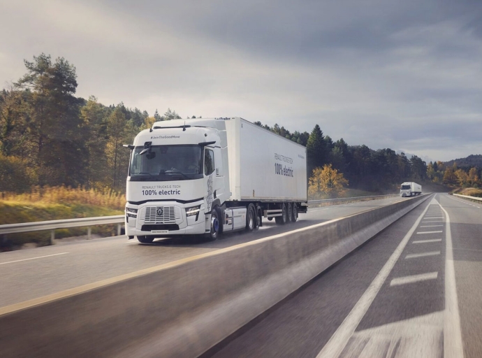 Renault présente un camion électrique avec plus d’autonomie