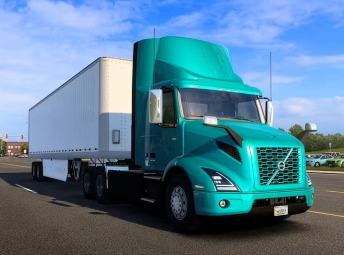 Les Volvo VNL et VNR électriques joignent American Truck Simulator