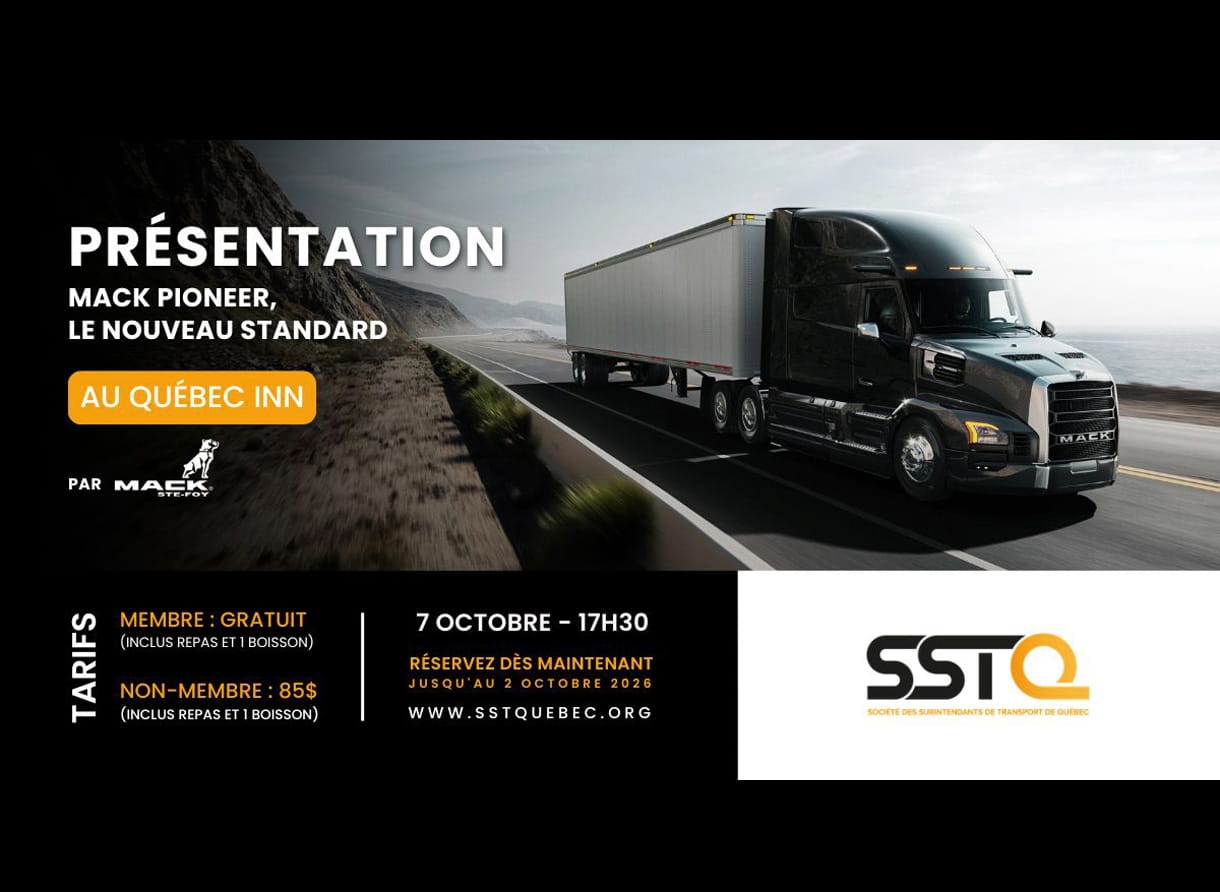La SST Québec présentera le nouveau Mack Pioneer le 7 octobre