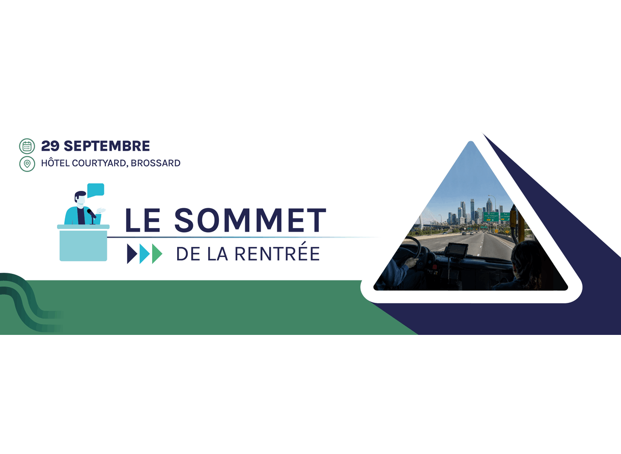 L'AQTr tiendra son Sommet de la Rentrée 2026 le 29 septembre à Brossard