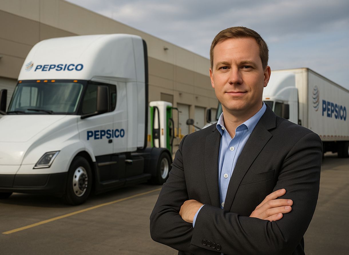 Adam Buttgenbach et PepsiCo misent sur le concret pour l’intégration des camions électriques