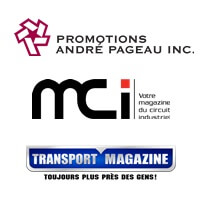 Logo promotions andre pageau, tm, mci